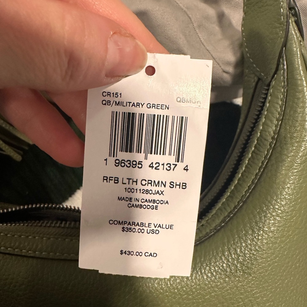 Coach olive green hobo. - Picture 6 of 6